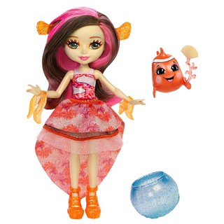 Enchantimals Clarita Clownfish™ ตุ๊กตาเอนชานติมอล Doll &amp; Cackle Water Animal Figure FKV54-FKV56