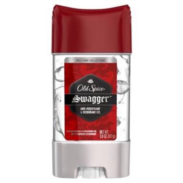 Old Spice Red Zone Swagger Scent Clear Gel Antiperspirant and Deodorant for Men 107g