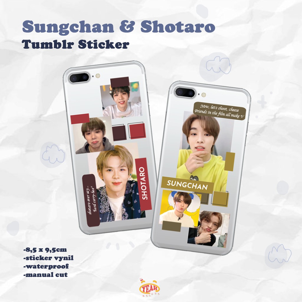 สติ๊กเกอร์ Sungchan Shotaro NCT 2020 Tumblr
