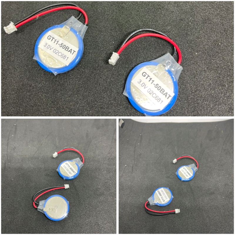 ￼CR2450HR FX3U-32BL GT11-50BAT Mitsubishi 3V PLC แบตเตอรี่ลิเธียมพร้อมปลั๊ก