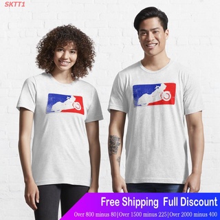 SKTT1 เสื้อยืดแขนสั้น Motorcycle FLTRXS Major League Tourer Touring Cruiser Essential T-Shirt Short sleeve T-shirts