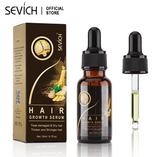 เซรั่มปลูกผม SEVICH 20 ml สำหรับผู้ที่มีผมน้อย ศรีษะล้าน เห็นผล ของเเท้100%