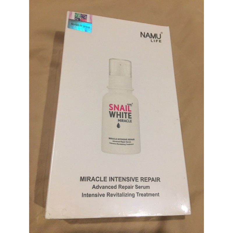 NAMU LIFE SNAIL WHITE MIRACLE INTENSIVE REPAIR 30 ML