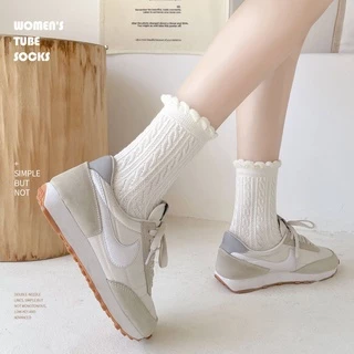 [พร้อมส่ง] ถุงเท้า สีน้ําตาล สําหรับผู้หญิงชาวมุสลิม 1 คู่