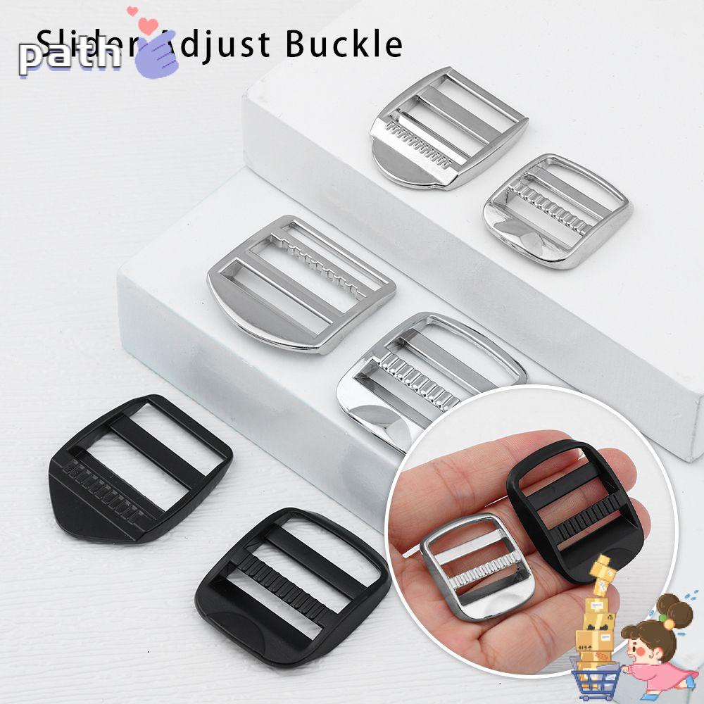 PATH Metal Slider Loop Rectangle Backpack Straps Buckle Slider Adjust