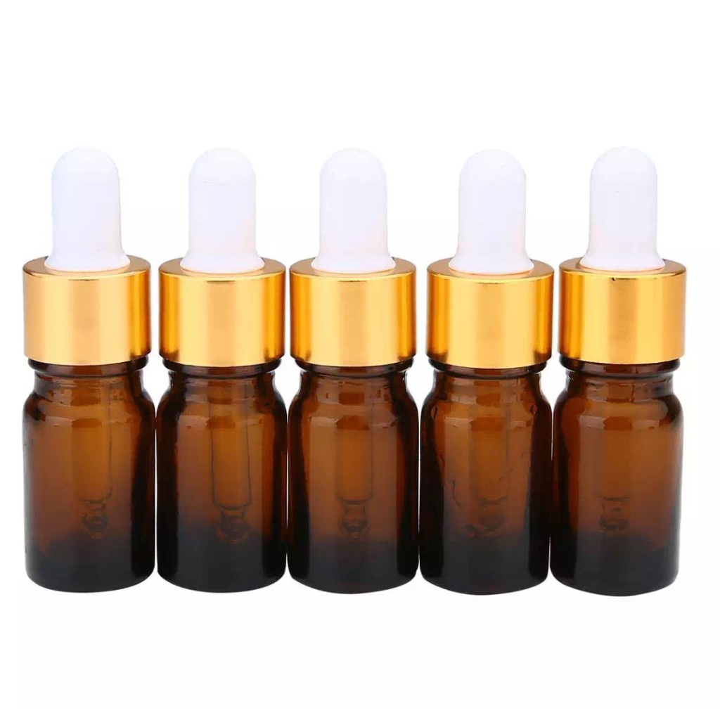 ขวดสีชาอโรม่า พร้อม ดรอปเปอร์  ขนาด 5 ml ลด 50 บาท ใส่โค้ด WSEP7CL4