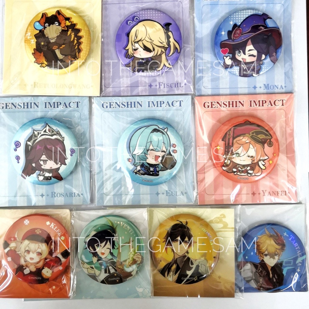 [พร้อมส่ง] เข็มกลัด Official Badge SD จาก Genshin Impact Mihoyo พร้อมส่งจ้า