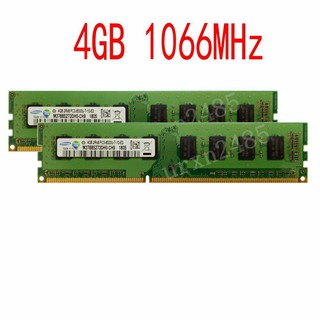 เมมโมรี่การ์ด Samsung 4gb Ddr 3 Ram 4gb Pc 3-8500 U Ddr 3 1066 Mhz 2 ชิ้น