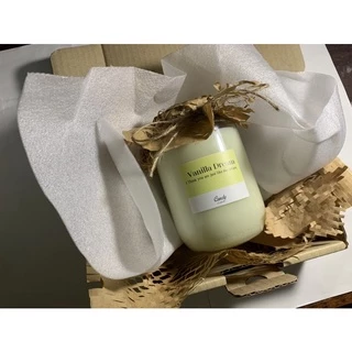 (ขนาด 400 ml.)เทียนหอม กลิ่น วานิลา ดรีม - Soy Candle Vanilla Dream เทียนหอมไขถั่วเหลือง เทียน ของขวัญให้คนที่คุณรัก