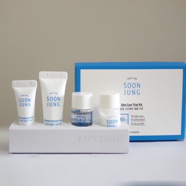 [พร้อมส่ง] Etude House Soon Jung Skin Care Trial Kit / รีวิวเซ็ต