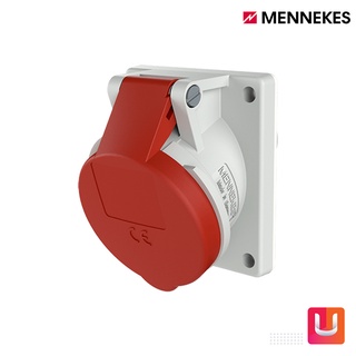 MENNEKES รหัส 1638 ปลั๊กตัวเมีย CEE แบบฝังเฉียง 20° IP44 3+E 16A สั่งซื้อได้ที่ร้าน Uelectric