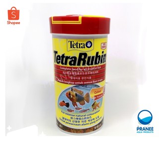 Tetra Rubin อาหารปลา ชนิดแผ่น สูตรเร่งสี สำหรับปลาเขตร้อนชื้นทุกชนิด (52 g.)