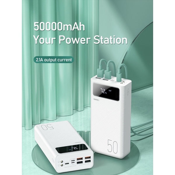 แบตสำรอง 50000mAh แท้100 Power Bank Remax RPP-162 แบตสำรองแท้ แบตสำรอง ...