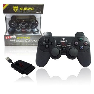 NUBWO รุ่น NJ-31 จอย เกมมิ่ง คอนโทรล ไร้สาย เกมมิ่ง3 IN 1 USB/PS2,PS3