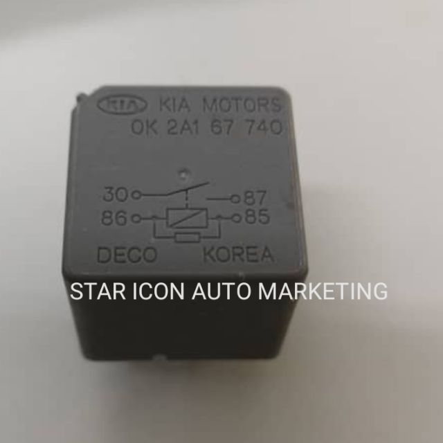 รีเลย์สําหรับ Hyundai, Lamp Kia, Proton 12v 4pin ttc3 Hyundai, Kia,