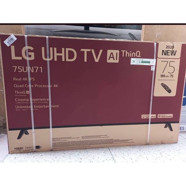 Brand new original LG UHD Smart Tv 75 inches