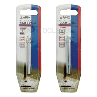 APEX ดอกสว่านเจาะกระจก, TC-Glass drill, PLW เลือกขนาดตอนกดสั่งซื้อ สินค้าพร้อมส่ง