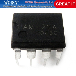 ชุดชิ้นส่วนอิเล็กทรอนิกส์ Ic Am-22A Am22A Dip-8 คุณภาพสูง 10 ชิ้น