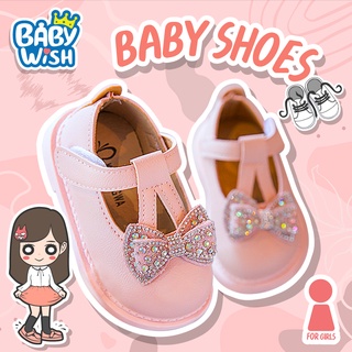 Baby wish รองเท้าเด็ก รองเท้าหนังเด็ก  รองเท้าเด็กวินเทจ