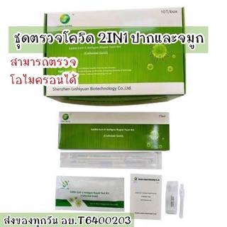 ชุดตรวจATK ยี่ห้อGreen spring ยกกล่อง 10 เทส ส่งของทุกวัน มีอย.