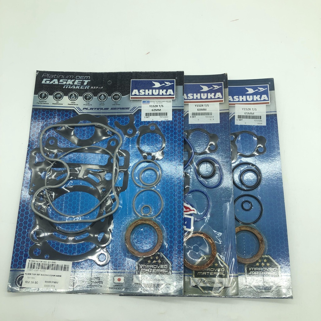 YAMAHA Y15ZR Y15 RACING TOP SET GASKET TOP SET GASKET RACING 62MM 63MM 65MM GASKET TOP SET RACING Y1