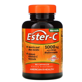 American Health, Ester-C With Citrus Bioflavonoids, 1,000 mg, 90 Capsules