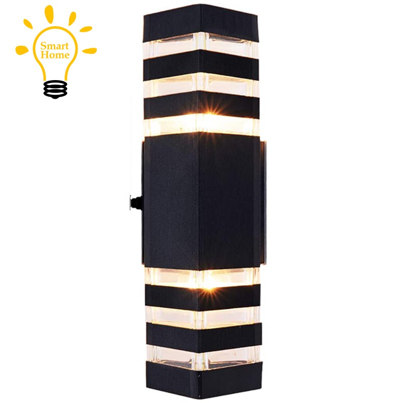 New Outdoor Wall Light With Dusk To Dawn Sensor Photocell Up And Down Porch Light Modern Exterior Light Fixture Without Shopee Thailand