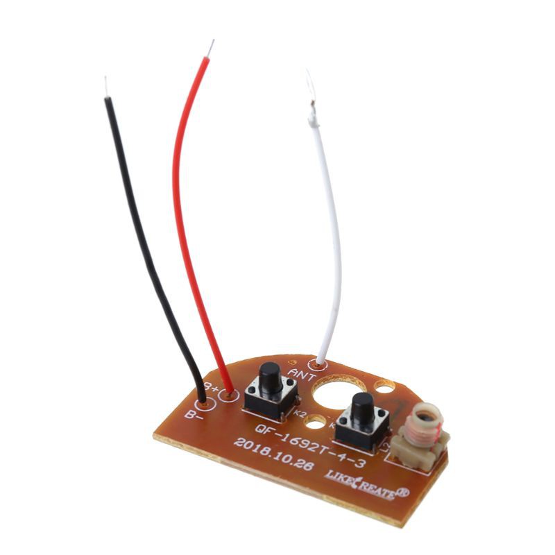 2CH Rc รีโมทควบคุม 27MHz วงจร Pcb เครื่องส่งสัญญาณและระบบรับสัญญาณวิทยุพร้อมเสาอากาศสําหรับรถยนต์รถบรรทุกของเล่น - รูปที่ 7