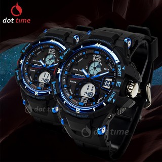 นาฬิกาข้อมือ นาฬิกาคู่ แฟชั่น สปอร์ต เท่ SANDA SD01XBU SPORT CHRONOMETER WATCH นาฬิกา ผู้ชาย ผู้หญิง dot time