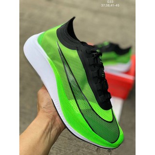 รองเท้าผ้าใบไนกี้ รองเท้าวิ่งNike Zoom FLY 3 Green-Black size 36-45 (New)