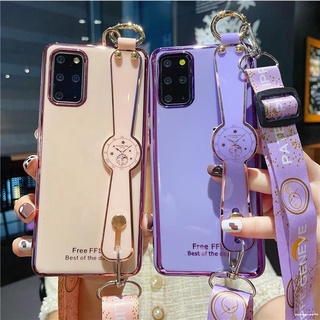 เคสโทรศัพท์มือถือพร้อมสายคล้องพร้อมสายคล้องสําหรับ Vivo V21E Y31 V20 Pro V21 Y12S Y20 Y30 Y50 V17 V19 S1 Pro Y11 Y12 Y15 V11I V9 V7 Plus Y91C Y93 Y95 V15 V17Pro V5S Y53 Y71