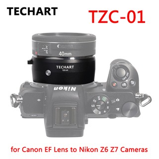 TECHART TZC-01 วงแหวนตัวปรับโฟกัสอัตโนมัติ Canon EF Lens to Nikon Z Camera