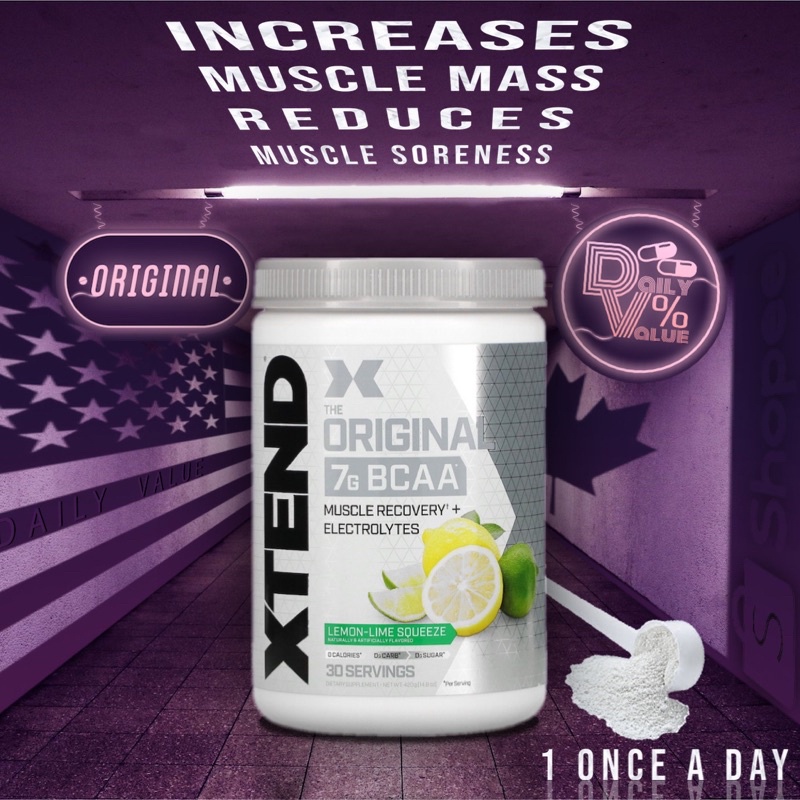 YN บีซีเอเอ / Xtend THE ORIGINAL BCAA 420g Multiple Variety of Flavors Muscle Growth Energy