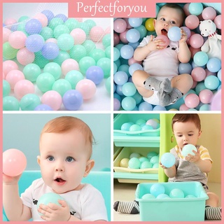 เต็นท์ลูกบอล PVC เป็นมิตรกับสิ่งแวดล้อม สีสันสดใส ของเล่นสระว่ายน้ํา สําหรับเด็ก 25 50 100 ชิ้น