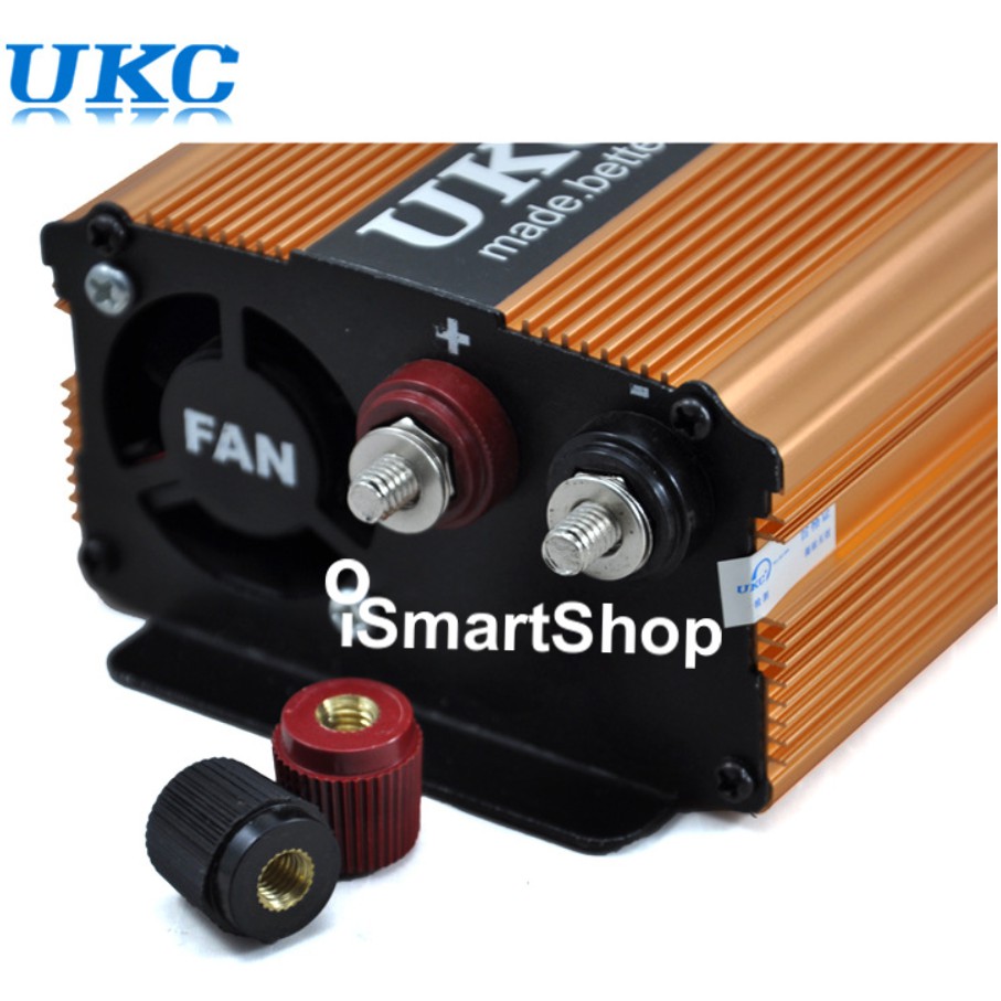 เครื่องแปลงไฟ24VDCเป็น220VAC Car inverter(1000w) - รูปที่ 2