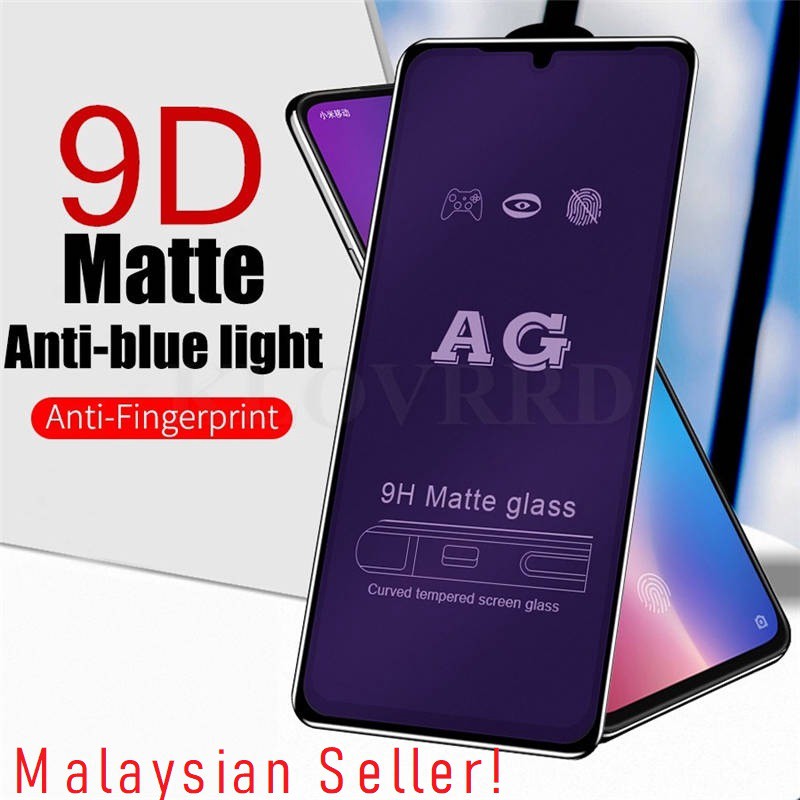 Vivo Y50 Y76 Y81 Y91 Y91i Y91c Y93 Full AG Matte AB Anti Blue Ray Gaming กระจกนิรภัย