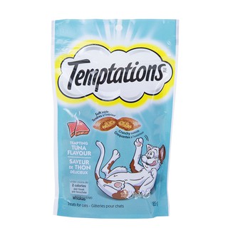 Temptation ทูน่า ขนมแมว สีฟ้า