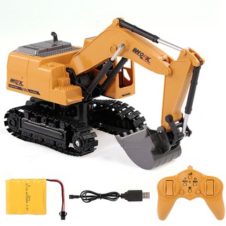 💯💯🔥🔥โปรเเรงรถตักดิน รถบังคับวิทยุ เล่นง่ายมากๆ รถแม็คโคร รถบังคับ 2.4GHz 8CH 🚜🚜 รถขุดของเล่น