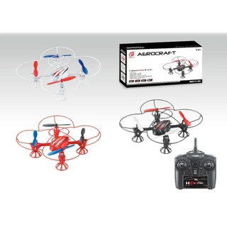 RUNQIA DRONE RQ77-01- โดรนเครื่องบินรีโมทบังคับ บินผาดโผนตีลังกาได้ X17 Miracle 2.4G 4CH 6-Axis Gyros RC + Remote