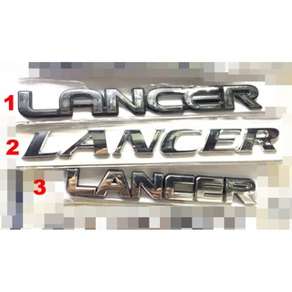 LANCER MITSUBISHI LOGO อักษร 3D sticker car รถเก๋ง