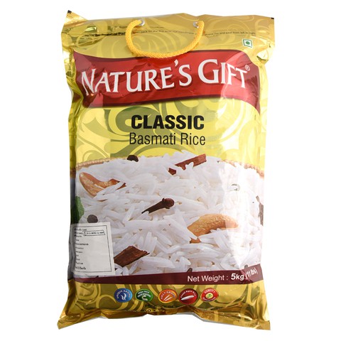 ข้าวบาสมาติก Nature Gift Classic 5 KG Basmati Rice