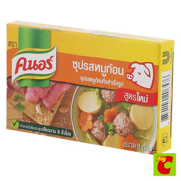 คนอร์ ซุปรสหมูก้อนกึ่งสำเร็จรูป 80 ก.