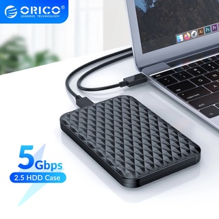 Orico เคสฮาร์ดไดรฟ์ภายนอก HDD Type C 2.5 นิ้ว SATA เป็น USB3.0 HDD Enclosure USB Type C 5Gbps 4TB