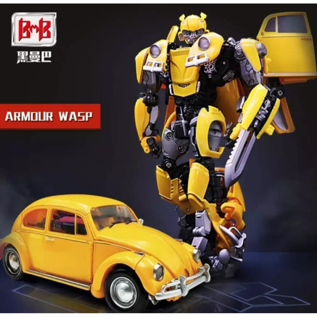 หุ่นยนต์ทรานส์ฟอร์เมอร์บับเบิ้ลบีภาคหนังภาพยนตร์เป็นรถเต่า Black Mamba Bmb  Transformers Bumblebee งานดีมีคุณภาพ | Shopee Thailand