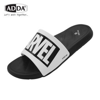 Marvel A-R07 82R07 รองเท้าแตะลำลองแบบสวม size 8-10 ADDA รุ่น 82R07M1 sandals แอ็ดด้า มาเวล BK สีดำ แท้