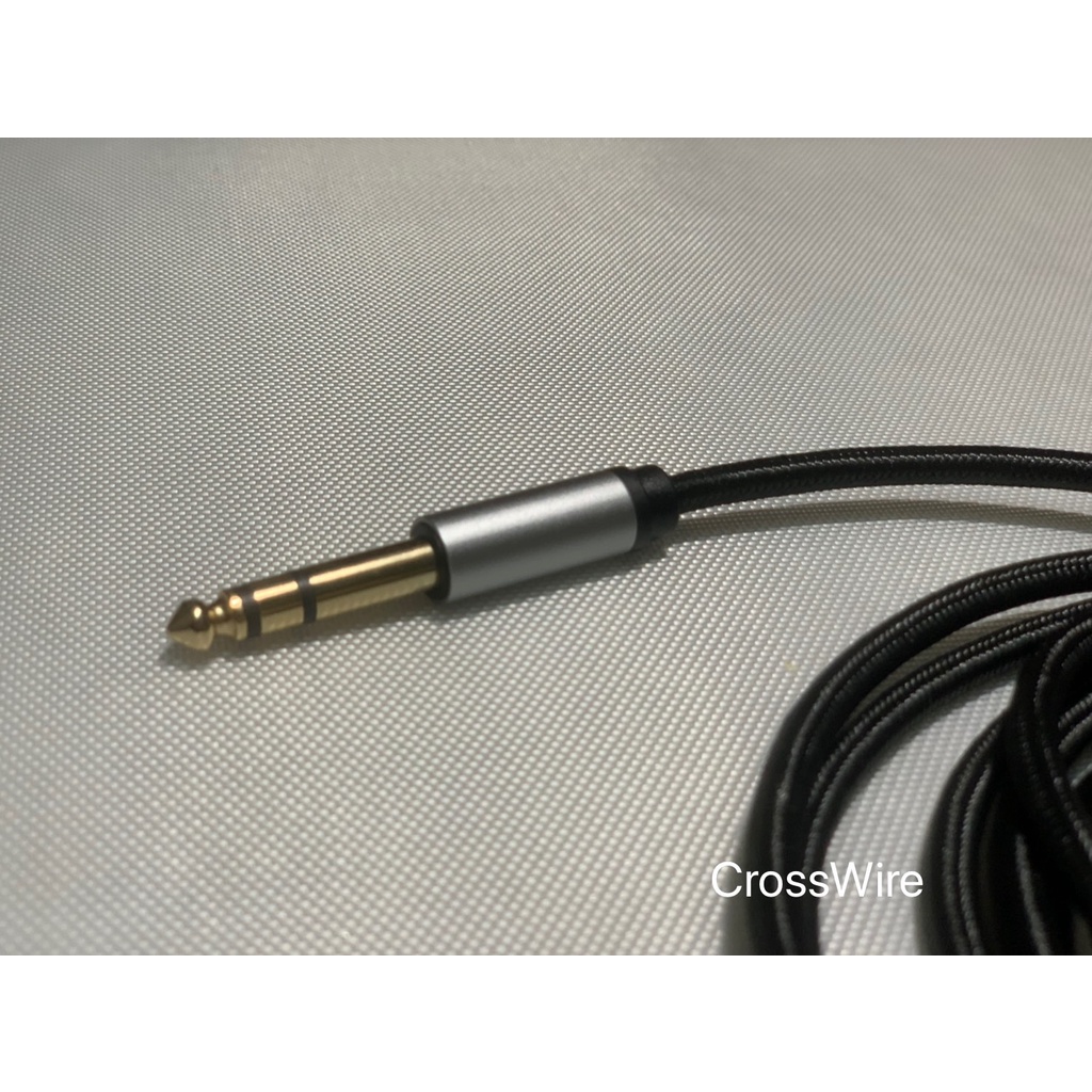 สายต่อหูฟัง แจ๊ค TRS 1/4"(6.35 mm) เป็นปลั๊ก 3.5 mm ตัวเมีย สำหรับต่อหูฟังอินเอียร์