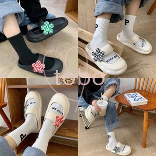 ส่งเร็ว🚚ส่งจาก ไทย【TX-V200H】TOBO แท้ size36-41รองเท้าแตะนุ่มนิ่มแต่งดอกไม้ พื้นนุ่มใส่สบายสไตล์เกาหลี