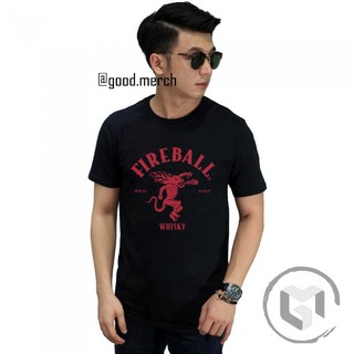 เสื้อยืด ลาย Fireball Whiskey