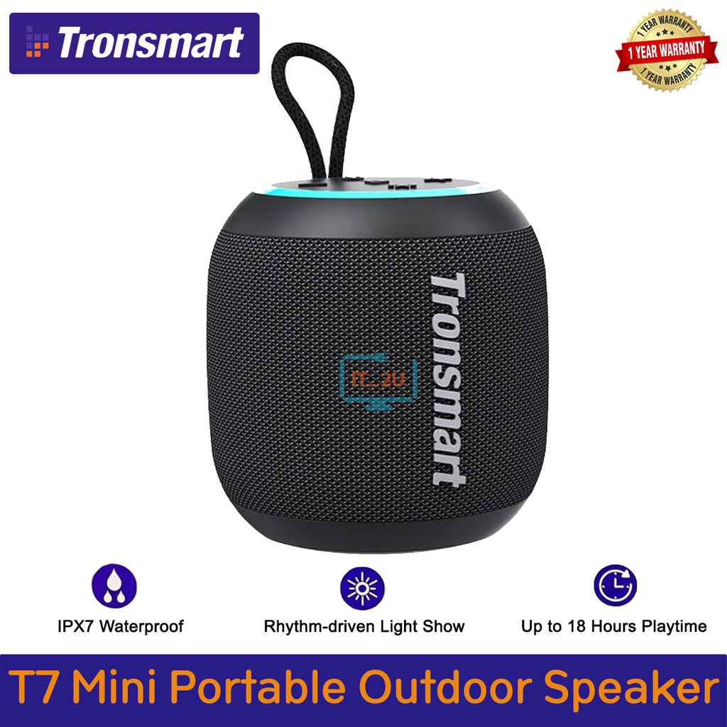 Tronsmart T7 Mini Outdoor Portable Bluetooth Speaker Shopee Thailand