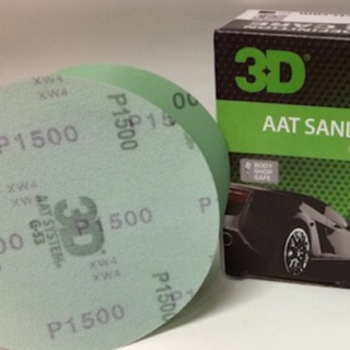 3D AAT Sanding disc กระดาษทรายเบอร์ 1500 ขนาด 6 นิ้ว แพคสุดคุ้ม 4 ชิ้น